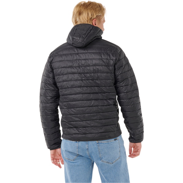 2025 Rip Curl Hommes Anti Series Search Puffer Hood 023MJA - Black